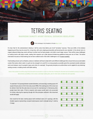 Tetris Seating: Maximizing Capacity Amidst Physical Distancing Regulations
